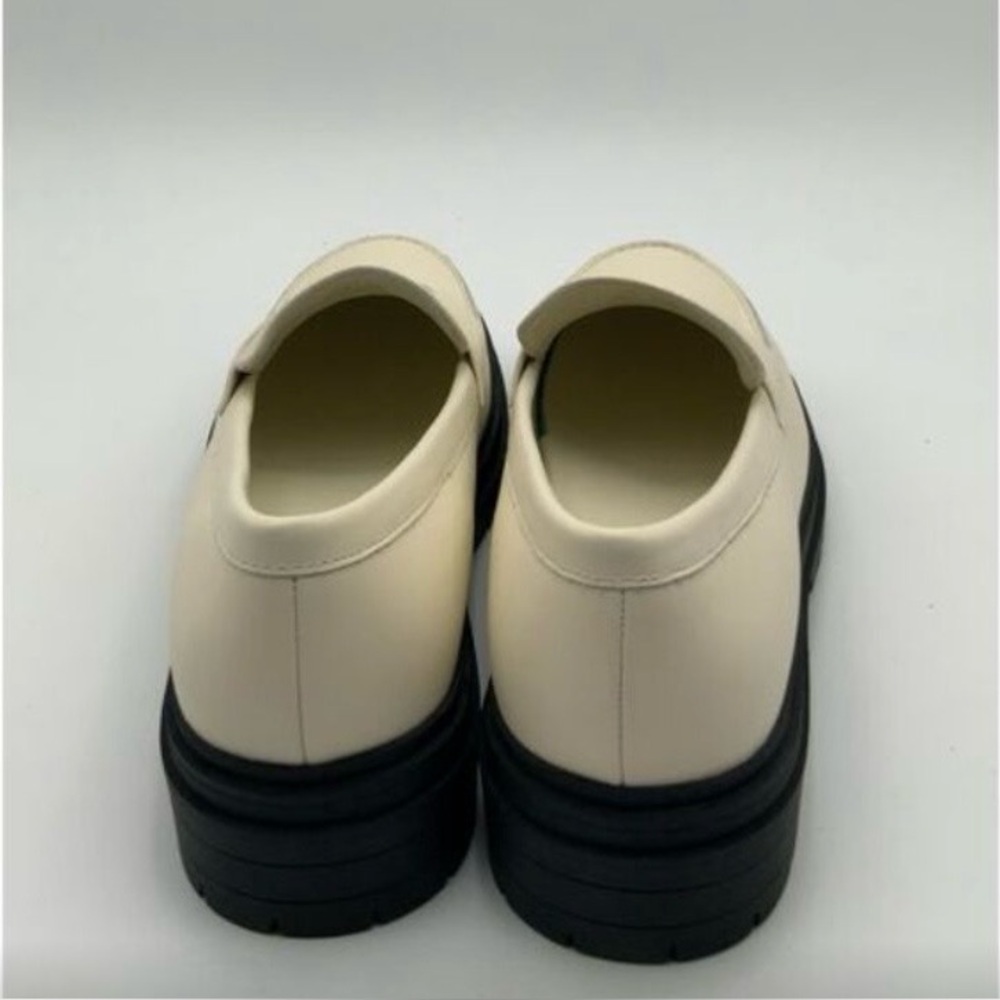 Quince Italian Leather Bone Lug Sole Loafers 9.5 - Picture 3 of 4